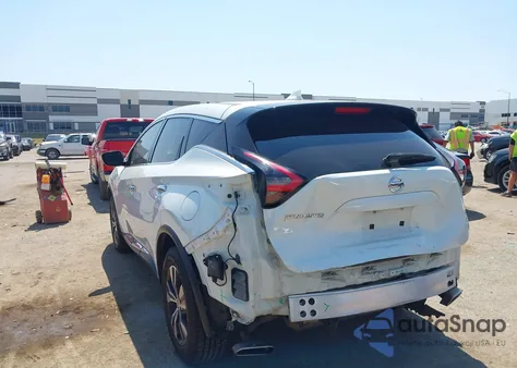 2020 Nissan Murano S Fwd из США, поврежденный, VIN 5N1AZ2AJ9LN122730